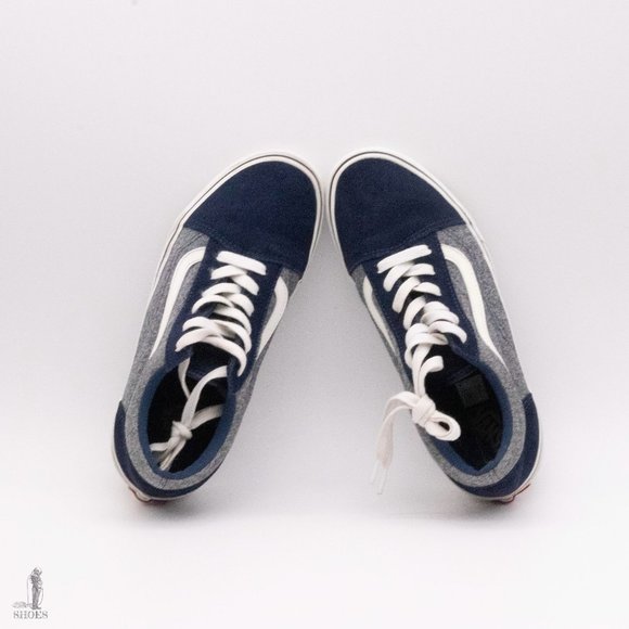 Vans Old Skool Blue and Grey  Youth Size 7 - Picture 7 of 10